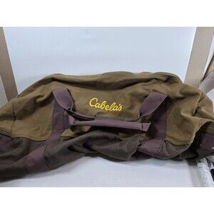 Cabela's Heavy Duty Canvas Duffel Bag 30” Brown -